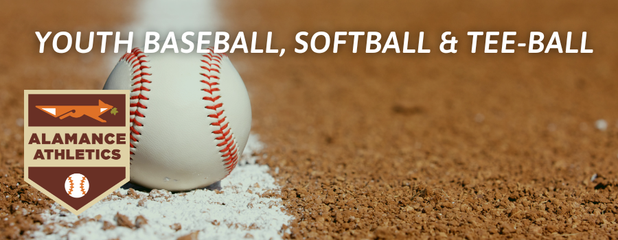 Baseball on a baseball field