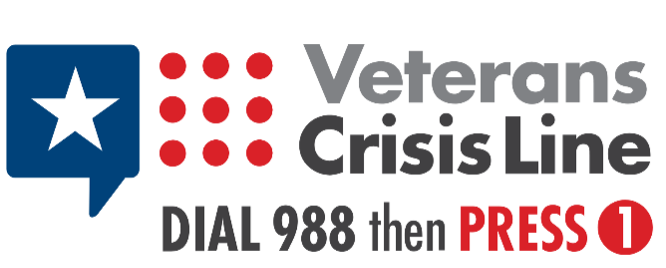Veterans Crisis Line - Dial 988 then press 1